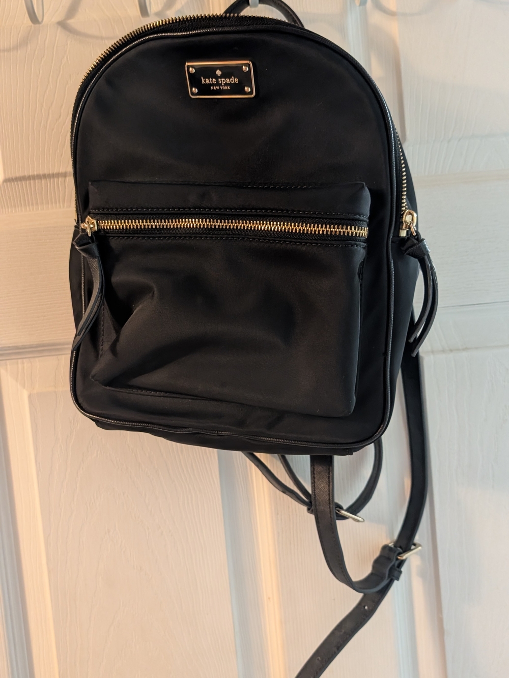 kate spade New York Black Nylon Mini Backpack